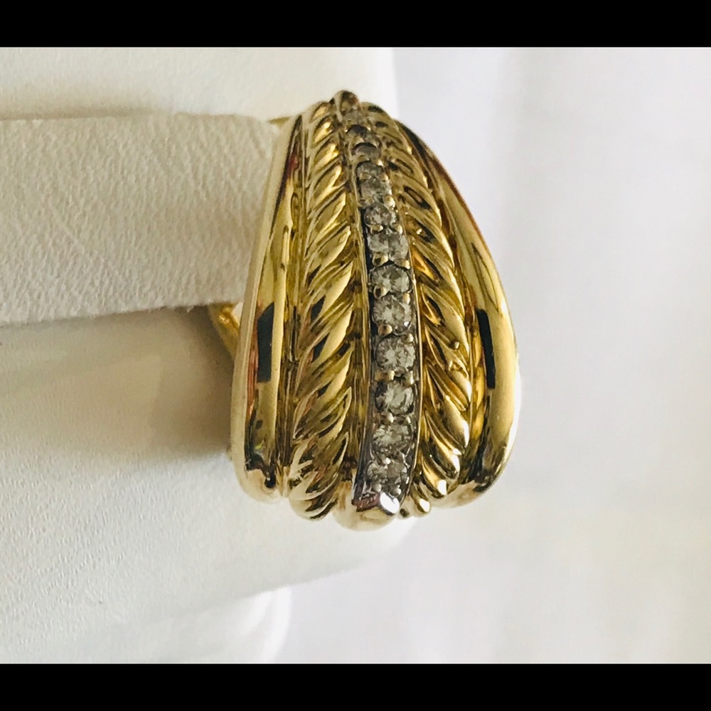 David yurman Beautifull 18kt & diamond throughbre